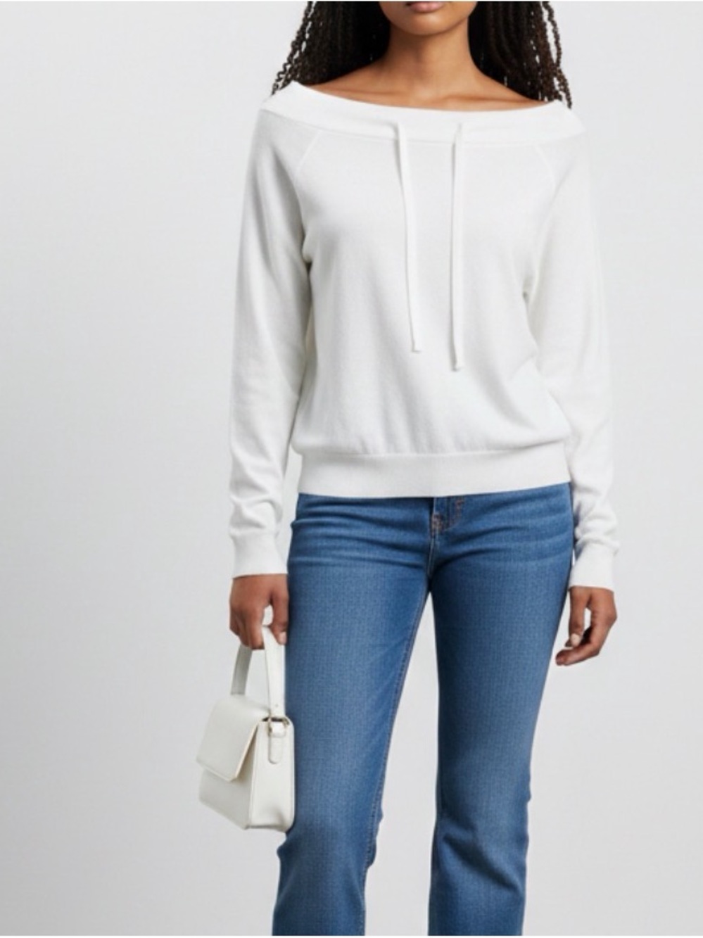 Minnie Rose cashmere and cotton  Lightweight Pullover sweater size medium